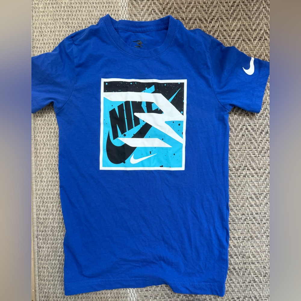 Nike Royal Blue Tee with Graphic Print